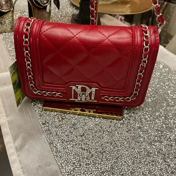Badgley Mischka Handbags - Brand New Beautiful Red Bagley Mischa Bag